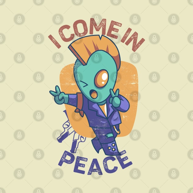 I Come In Peace by alcoshirts