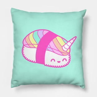 Cute Rainbow Unicorn Sushi Pillow