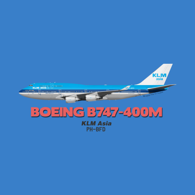 Boeing B747-400M - KLM Asia by TheArtofFlying