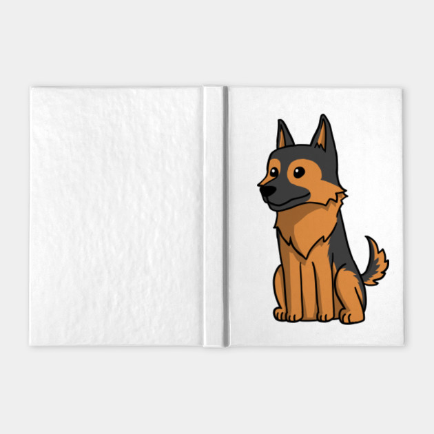 German Shepherd Cute Cartoon German Shepherd Notebook Teepublic Low price guarantee, fast shipping & free returns, and custom framing options on all prints. german shepherd cute cartoon