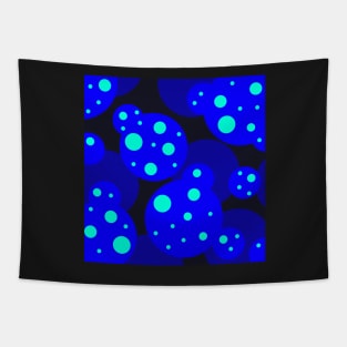 starry night pop art polka dots Tapestry