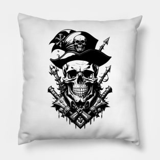 Revolutionary skull Pillow