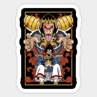 Dragon Ball Logo Royal Sign of the Saiyan Saiyajins Royal Family Worn by  King Vegeta and his son Vegeta64.png | Sticker