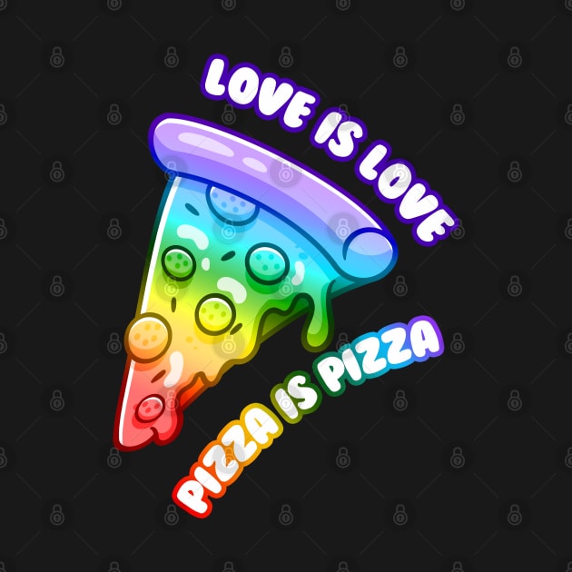 Pizza raimbow by Digifestas