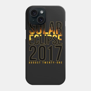 BOLD solar eclipse 2017 shirt Phone Case