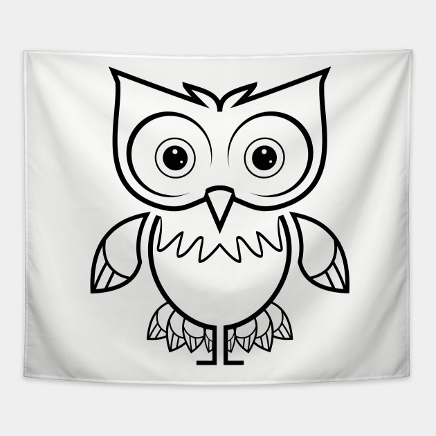 Cute Owl Drawing Illustration Cute Owl Drawing Illustration