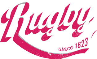 Cool rugby logo distressed Magnet