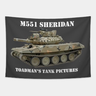 M551 Sheridan wht_txt1 Tapestry