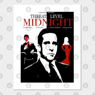 Threat Level Midnight Posters And Art Prints Teepublic