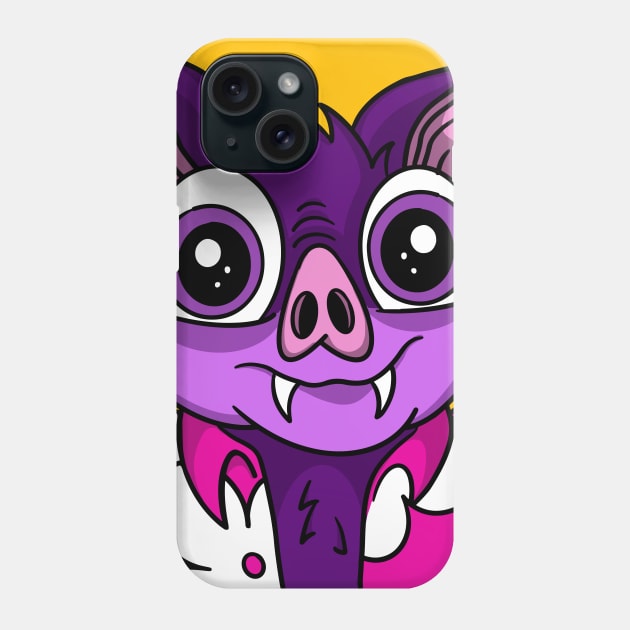 Vampire Bat Phone Case by PrettyGoodPosters