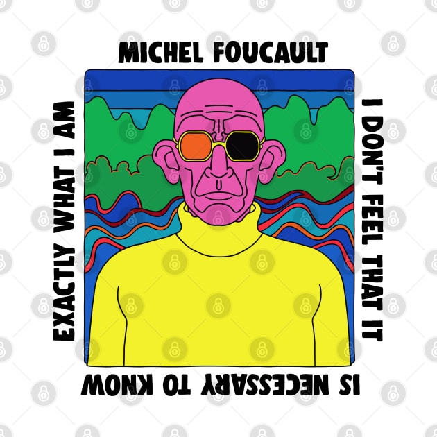 Michel Foucault - Retro Quote Design by DankFutura