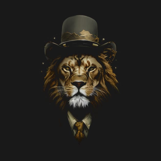 Billionaire Lion Fat Cat by HideTheInsanity