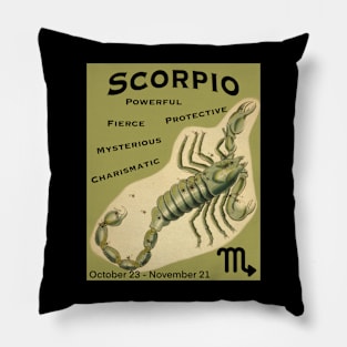 Scorpio positive traits t-shirt Pillow