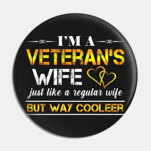 I'm veteran's wife just like a regular wife Pin