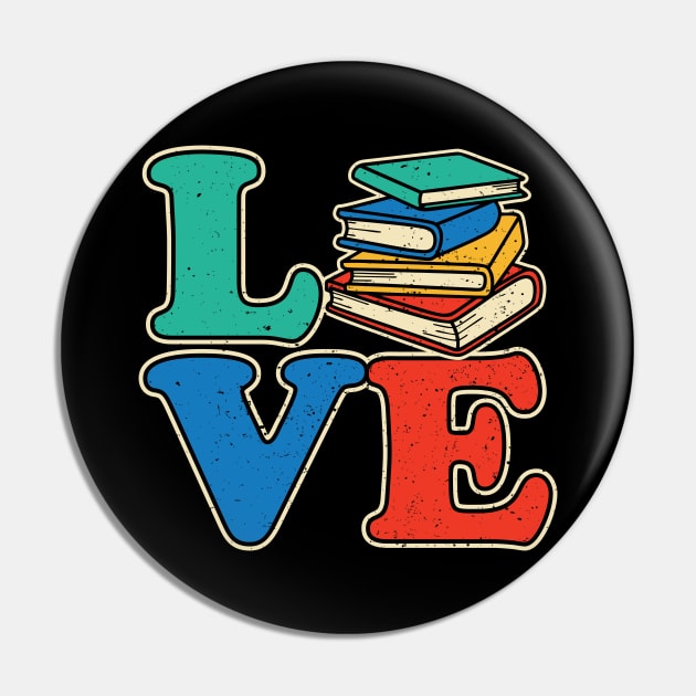 Book Lovers - Vintage Book Lover Gift Idea Pin by Gio's art