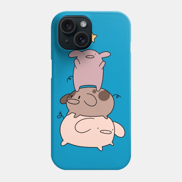 Star and Piggy Pile Phone Case by saradaboru