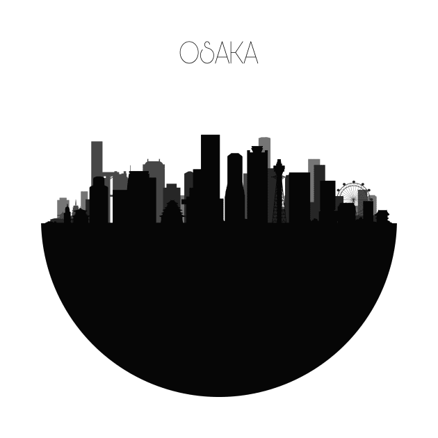 Osaka Skyline by inspirowl