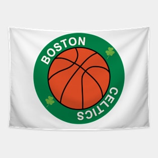 Ball dedicated to the Boston Celtics basketball team Tapestry