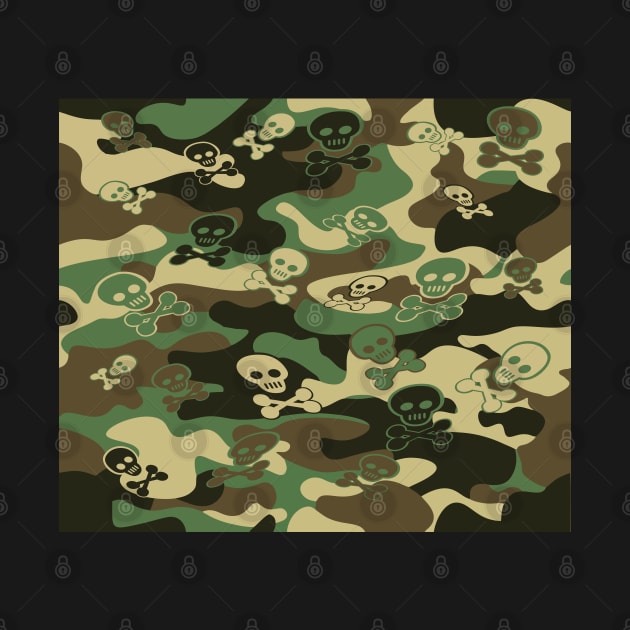 Camo Skullz by GR8DZINE