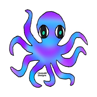 Blue Violet Octopus T-Shirt