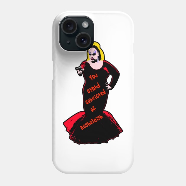 Divine / Pink Flamingos / Little Red Dress Phone Case by Aurii