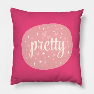 Pretty word design Pillow