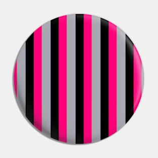 Magenta Stripes Pin