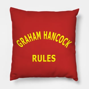 Graham Hancock Rocks Pillow