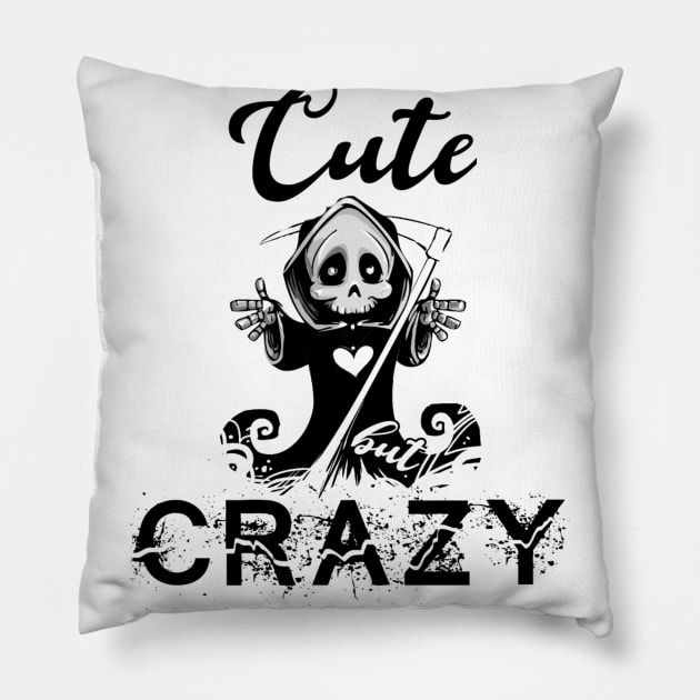 Cute but crazy Pillow by Bernesemountaindogstuff