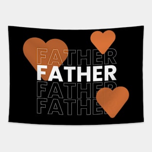 Father typography design Tapestry