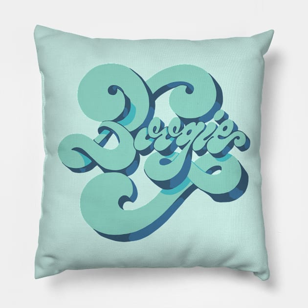 Boogie Pillow by Slightly Unhinged