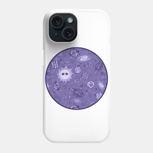 Through the Telescope (Purple) Phone Case