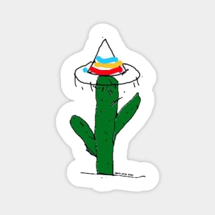 Festive Cactus Magnet