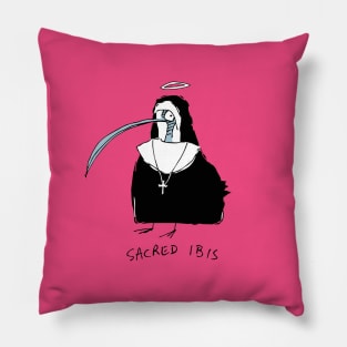 sacred ibis Pillow