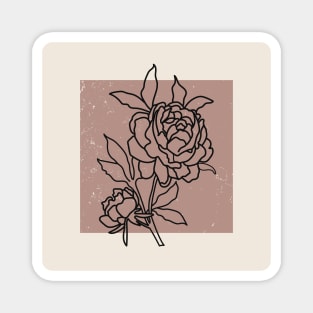 Vintage Rose Magnet