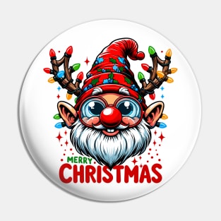 Merry Christmas Gnome Family Christmas for Women Men Pin