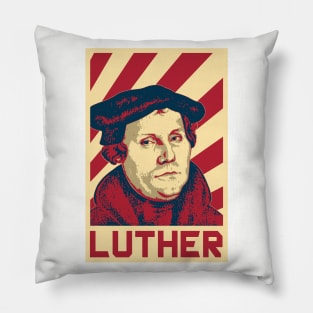 Martin Luther Retro Propaganda Pillow