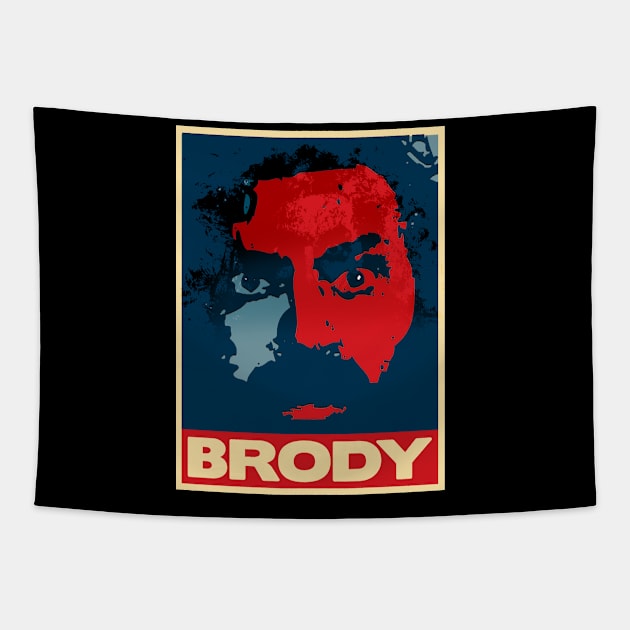 Bruiser brody - Popart Tapestry by gulymaiden