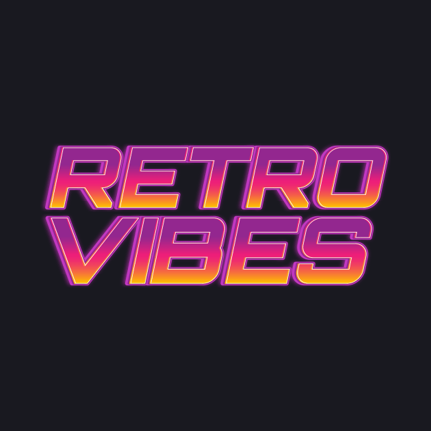 Retro Vibes vintage 80s Style by Foxxy Merch