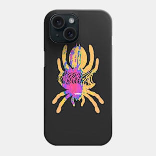 Tarantula Silhouette V40 (Tie Dye) Phone Case