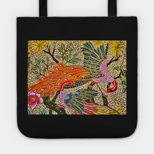 PERANAKAN PHOENIX BATIK MOTIF Tote