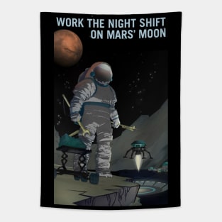 NASA Recruitment Poster Tapestry