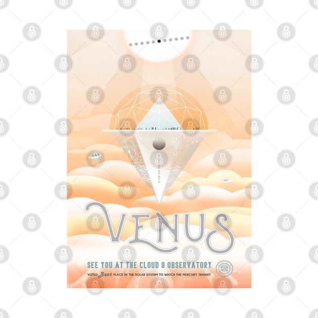 Venus - Space Travel Art Print by Culturio