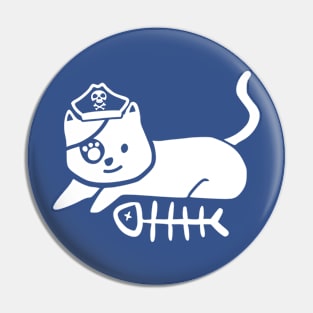 Funny Cat Pirate Pin