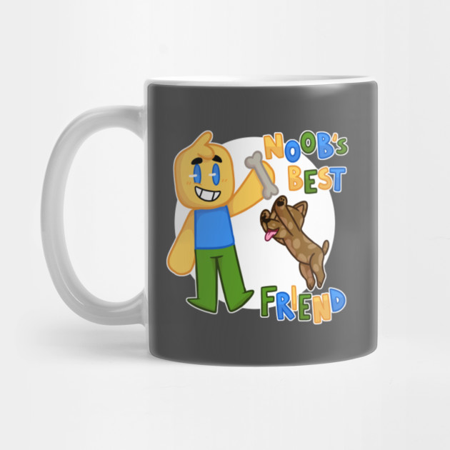 Noob S Best Friend Roblox Noob With Dog Roblox Inspired T Shirt Roblox Tasse Teepublic De - roblox noob oof roblox tasse teepublic de