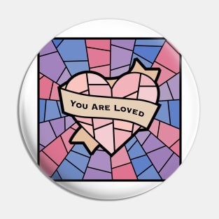 You Are Loved Pride (bi) Pin