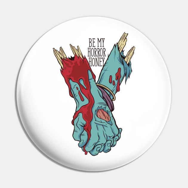 Zombie Lover Pin by madeinchorley