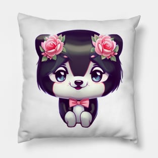 Cute kawaii panda bear Pillow