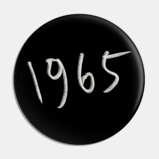 Hand Drawn 1965 Pin