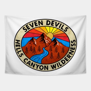 Seven Devils Mountains Hells Canyon Wilderness Idaho Snake River Tapestry